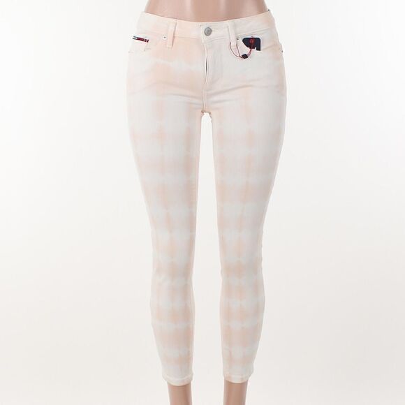 Tommy Jeans Mid-Rise Tie-Dyed Skinny Jeans - Picture 2 of 5